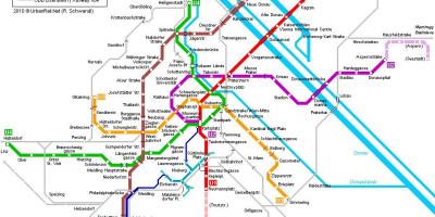 ویانا کے ریلوے نقشہ