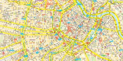 ویانا اندرونی شہر کا نقشہ
