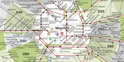 Wien زون 100 نقشہ