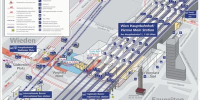 Wien hbf نقشہ
